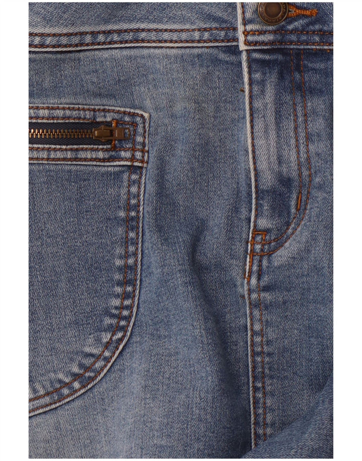 PRANA Jupe en jean taille haute pour femme us 2 XS W26 Bleu Coton