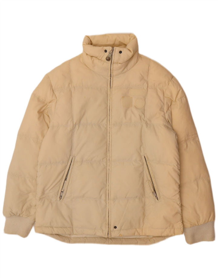Diesel Veste matelassée homme UK 38 Beige Moyen Polyamide