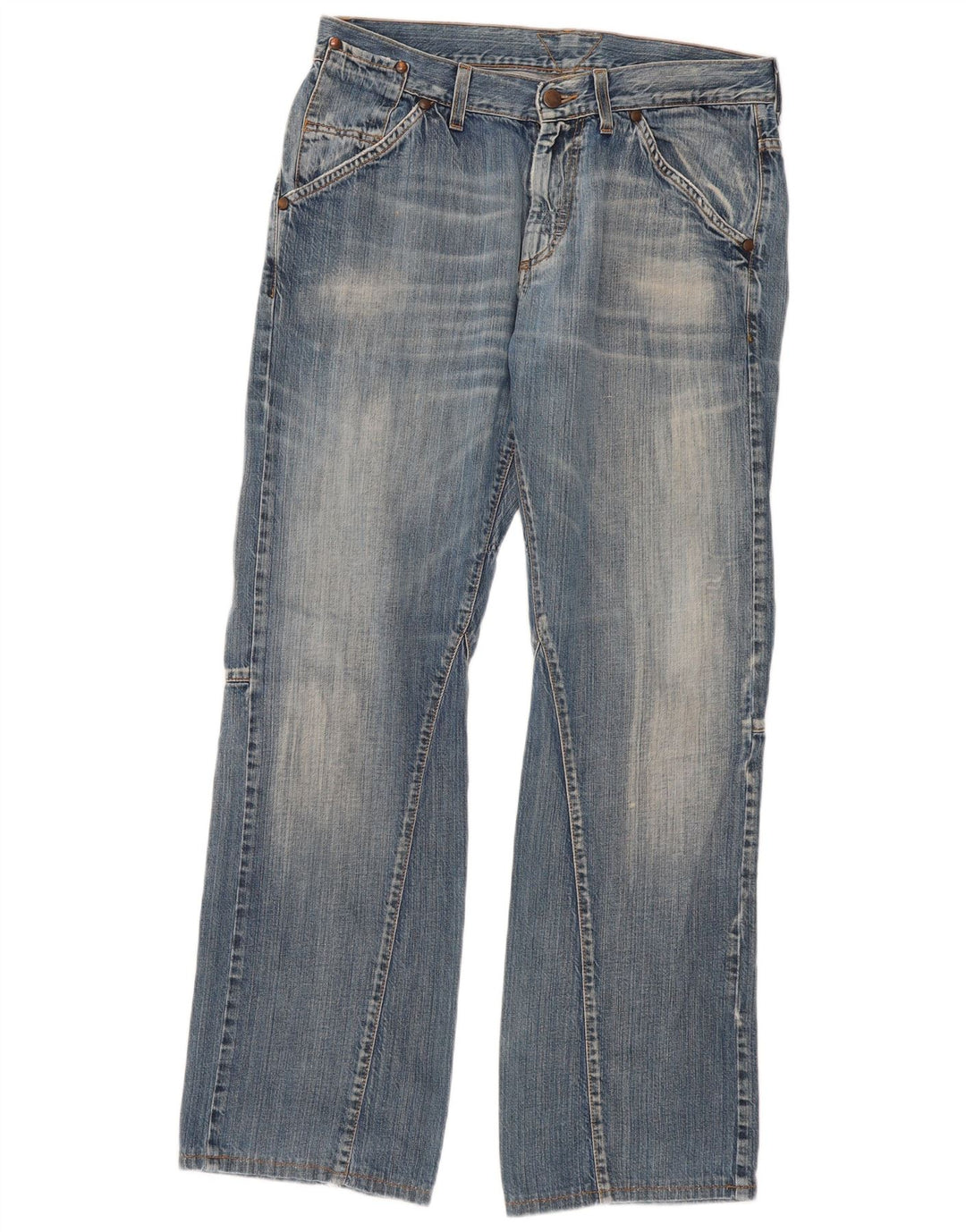 Meltin' Pot Jean Droit Femme W34 L31 Bleu
