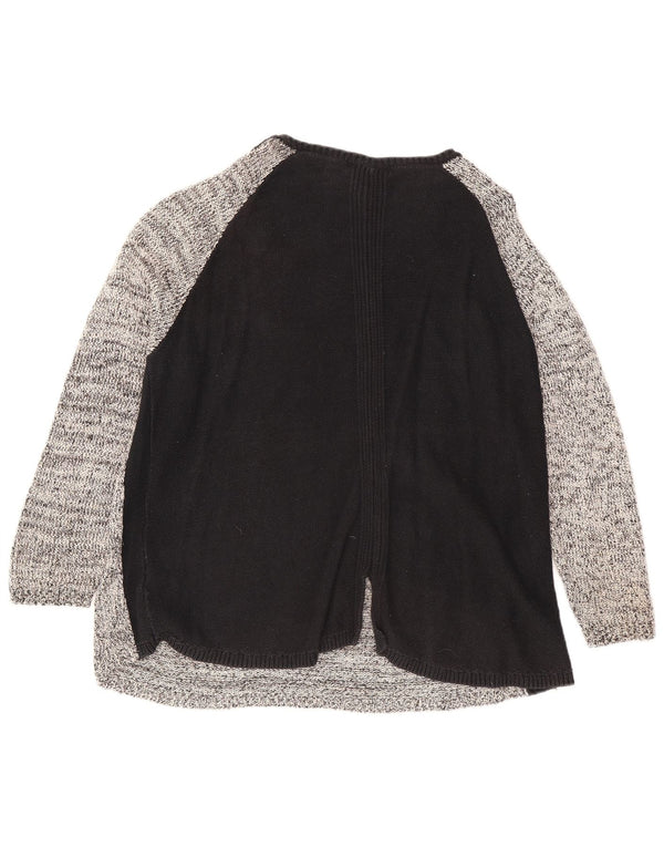 Marks & Spencer Pull col bateau pour femme UK 24 4XL Gris Colorblock