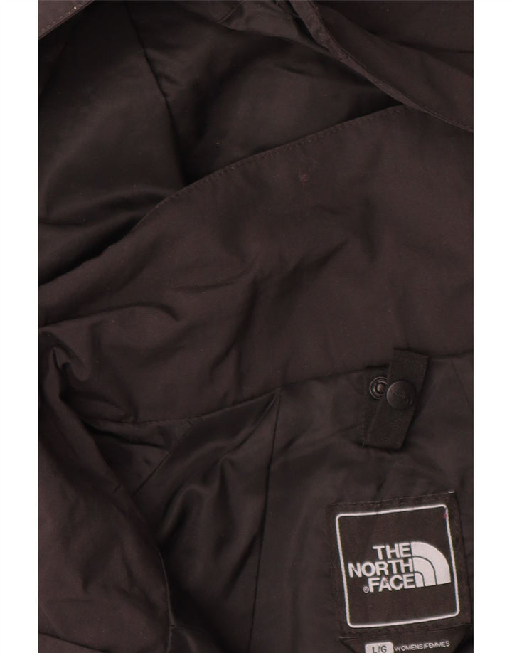 THE NORTH FACE Veste de pluie à capuche Hyvent pour femme UK 16 Large Noir Nylon