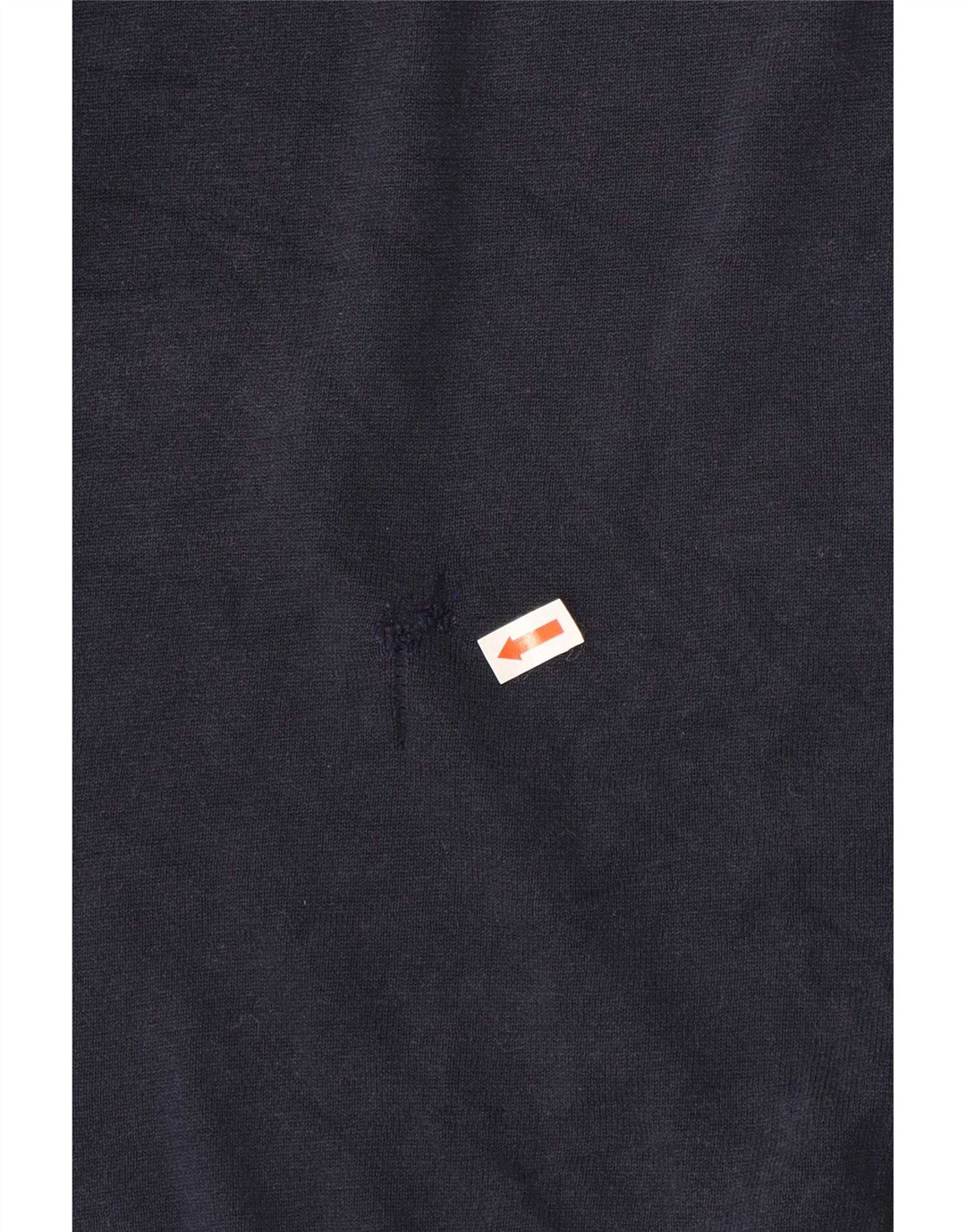 Massimo Dutti Pull col polo pour homme en coton bleu marine Taille L