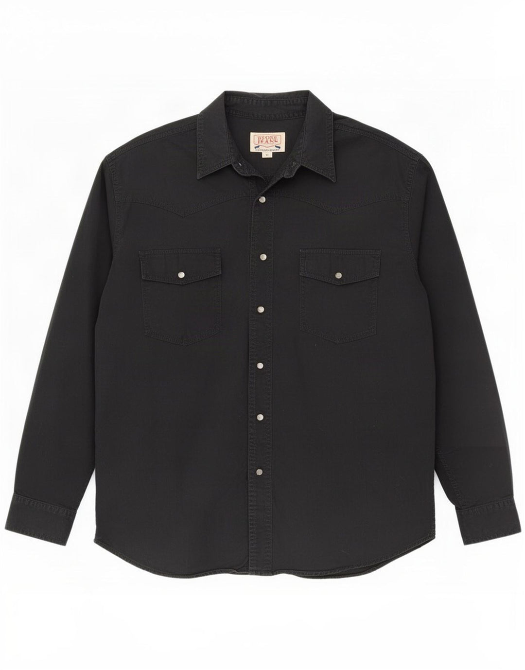 Chemise Homme Vintage Grand Coton Noir