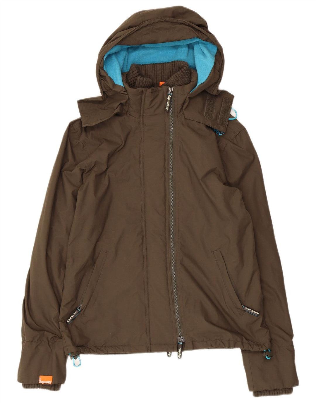 SUPERDRY Veste coupe-vent The Windcheater pour femme UK 14 Kaki moyen