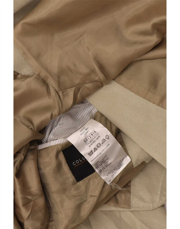 Marks & Spencer Veste blazer courte à 2 boutons pour homme UK 38 Beige moyen