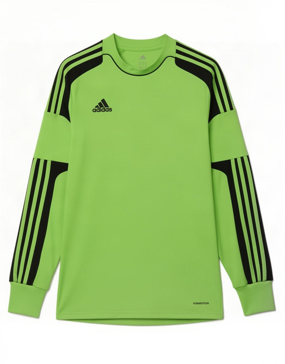 Adidas Hommes Climacool Haut À Manches Longues Vert Moyen Colorblock Polyester