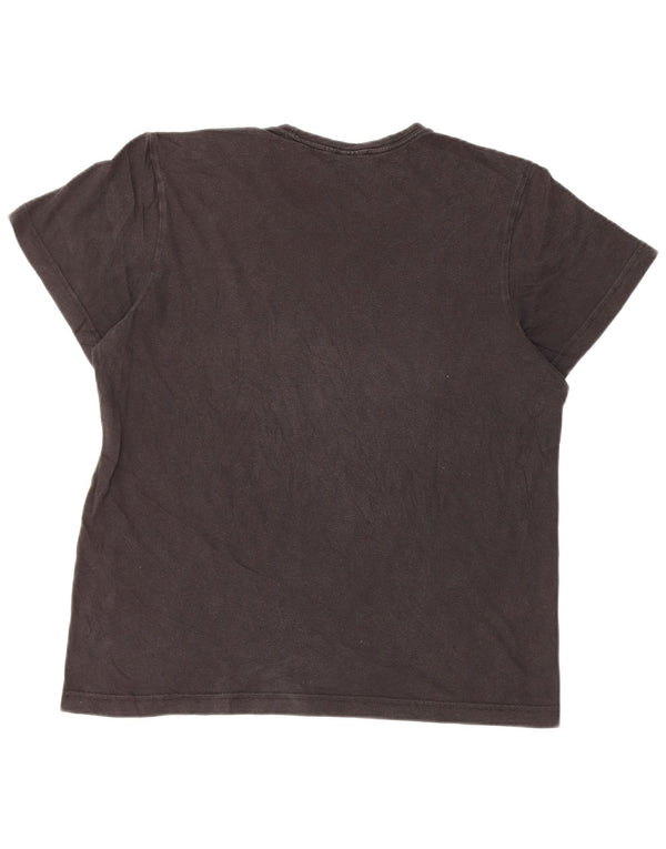Adidas T-shirt graphique pour homme en coton noir moyen