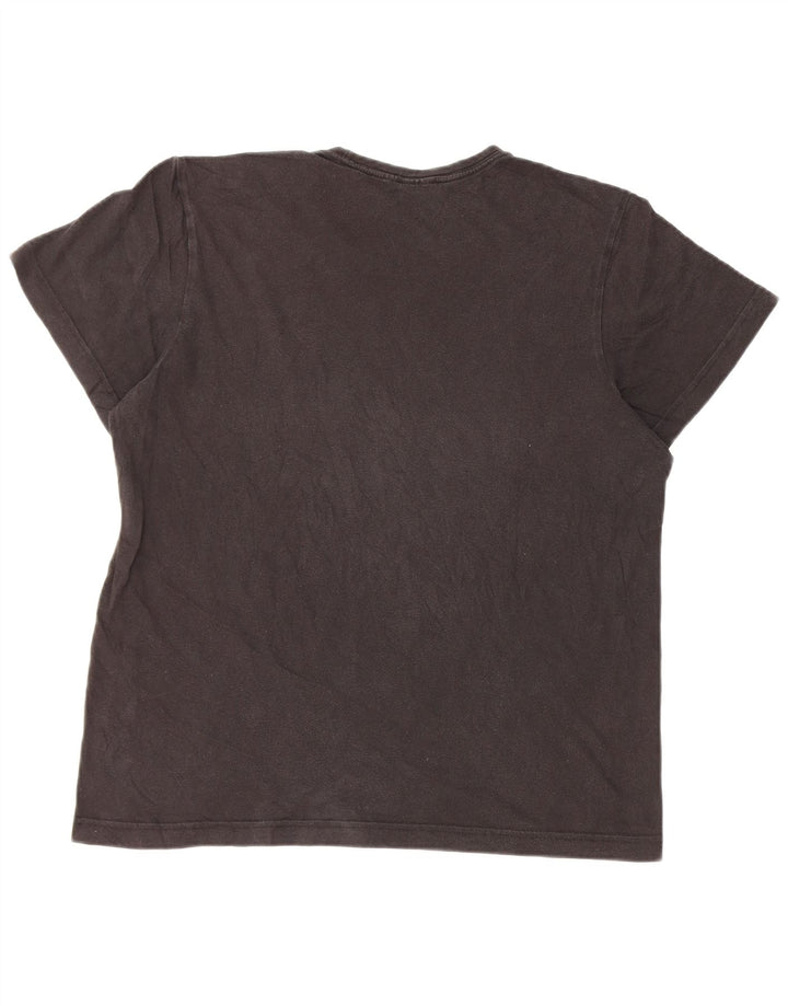 Adidas T-shirt graphique pour homme en coton noir moyen