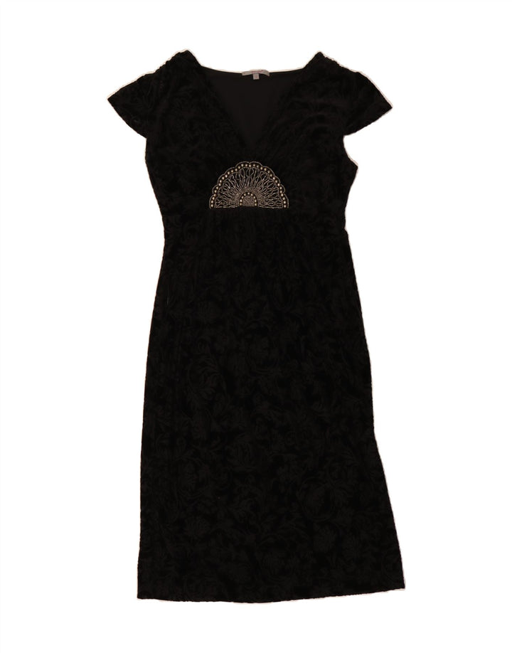 PER UNA Womens A-Line Dress UK 10 Small Black Polyamide Vintage Per Una and Second-Hand Per Una from Messina Hembry 