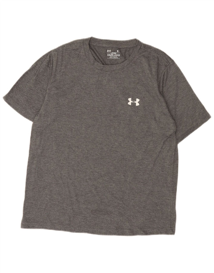 Under Armour T-Shirt Homme Gris Moyen Polyester