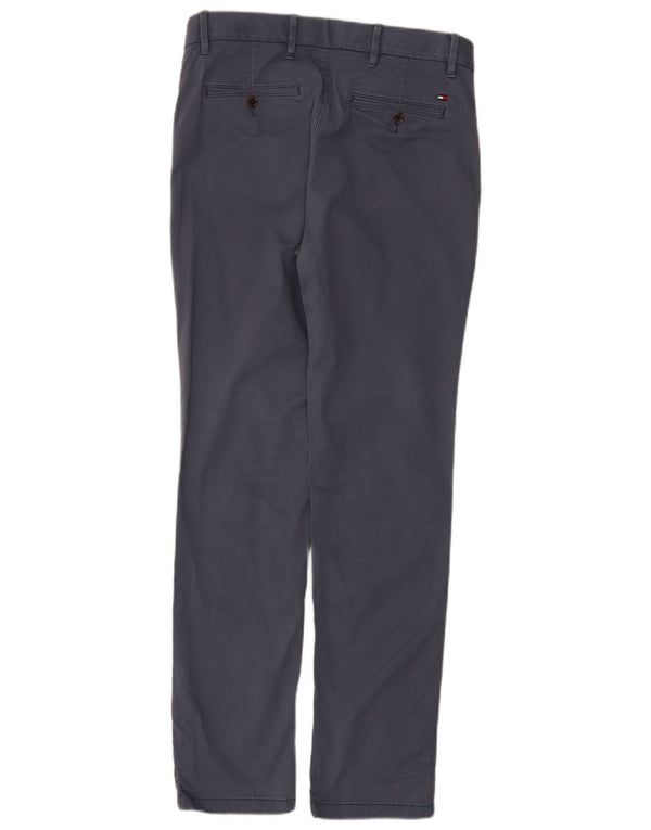 Tommy Hilfiger Pantalon Chino Slim Homme W31 L32 Bleu Marine Coton