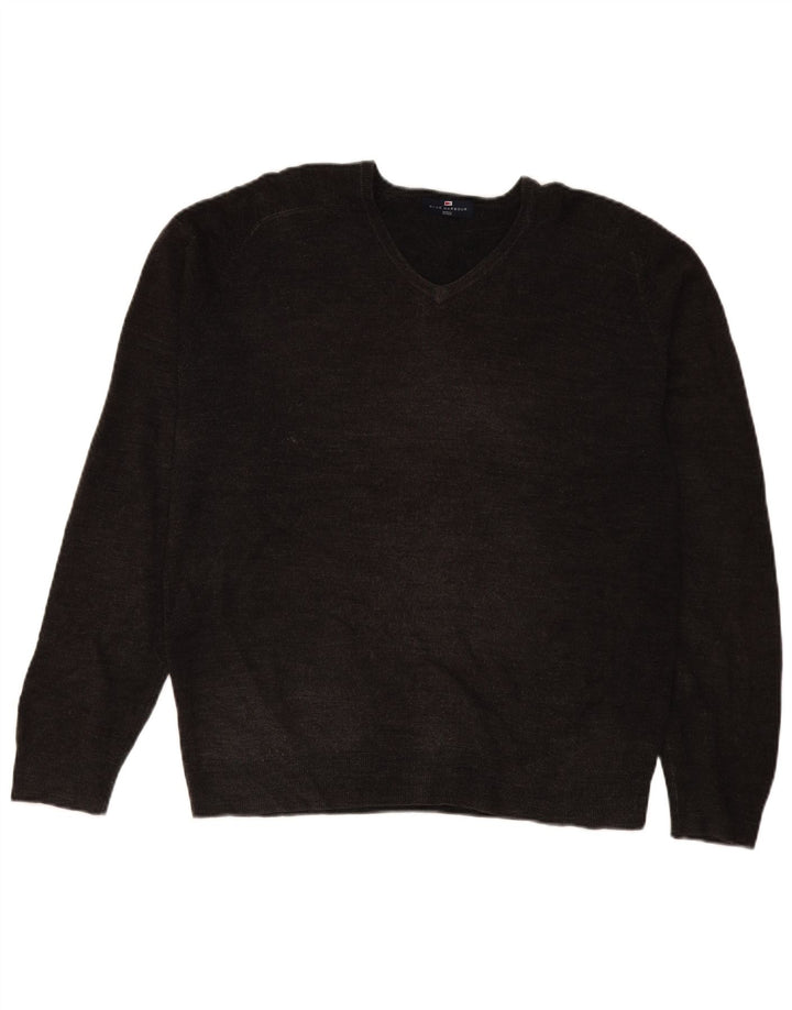 Marks & Spencer Pull col V pour homme en acrylique gris Taille L