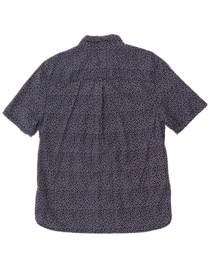 Chemise Regular Fit Homme Fat Face Coton à Pois Bleu Marine Large