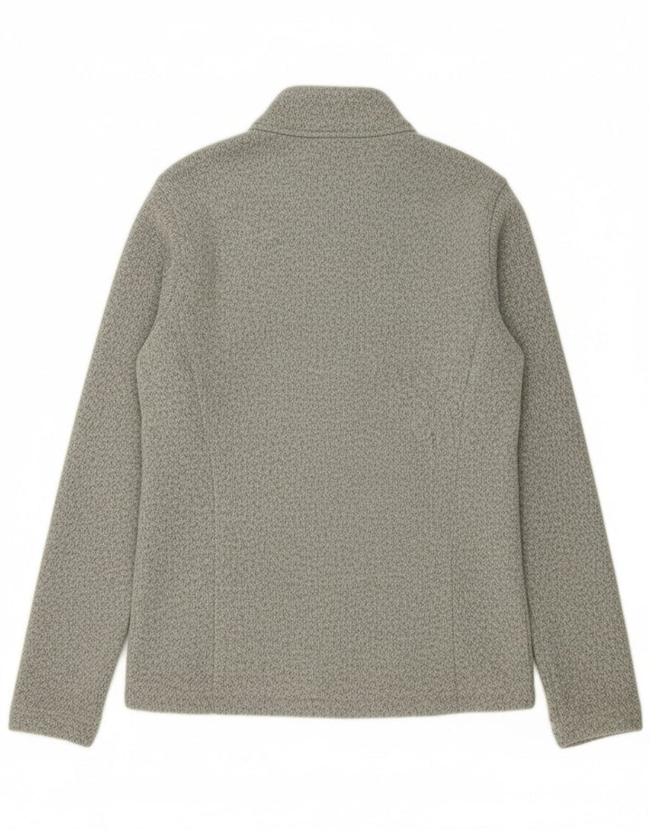 JACK WOLFSKIN Womens Tracksuit Top Jacket UK 14/16 Large Grey Colourblock Vintage Jack Wolfskin and Second-Hand Jack Wolfskin from Messina Hembry 