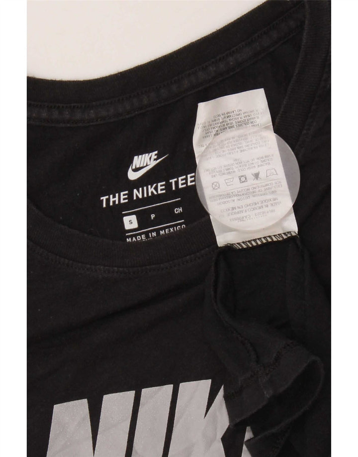 Nike T-shirt graphique pour homme en coton noir Taille S