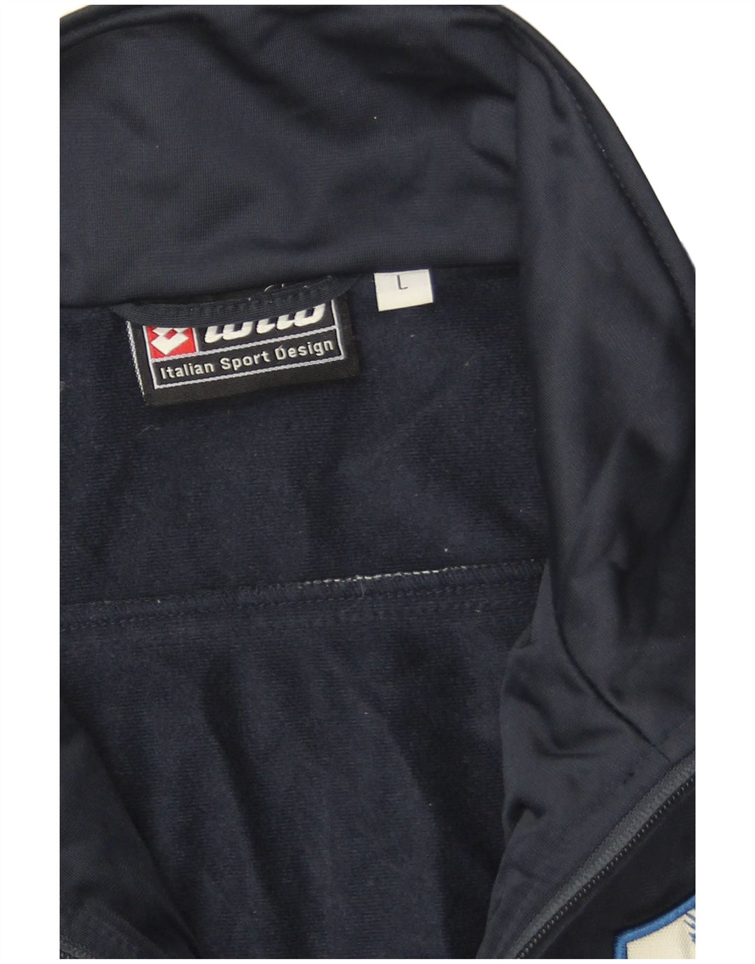Lotto Veste de Survêtement Graphique pour Homme Large Bleu Marine Colorblock