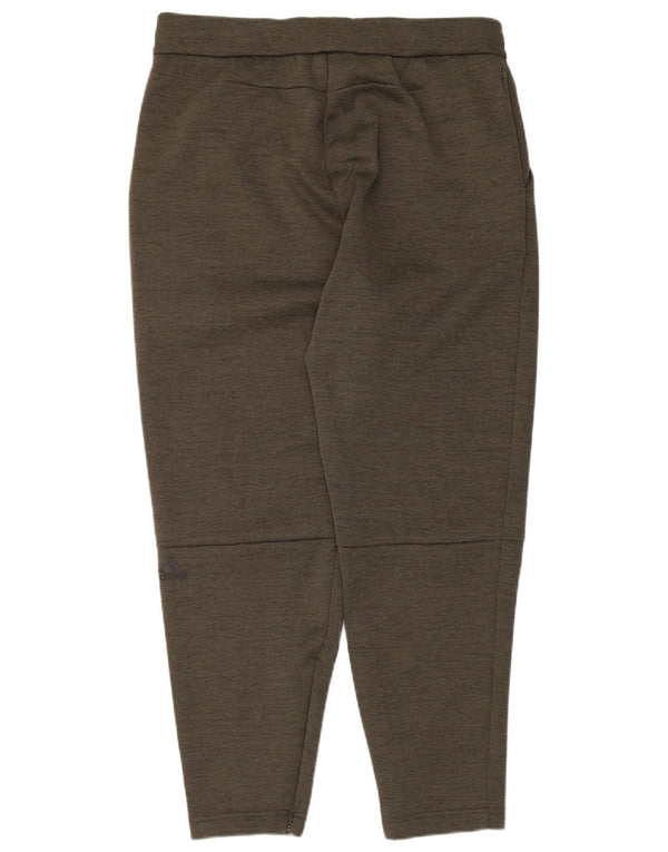 Adidas Pantalon de Survêtement Climalite Homme Kaki Moucheté Large