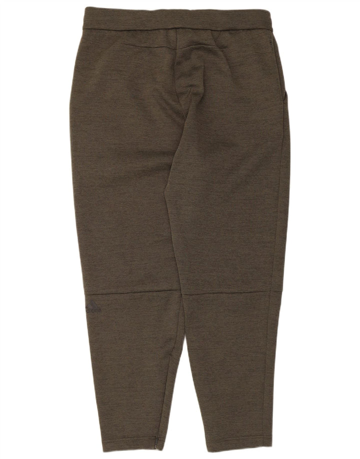 Adidas Pantalon de Survêtement Climalite Homme Kaki Moucheté Large