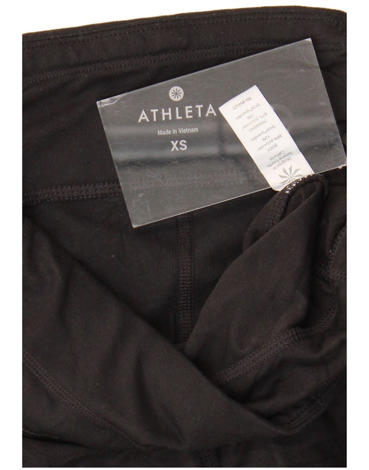 Legging ATHLETA pour femme UK 6 XS Polyester à pois noir