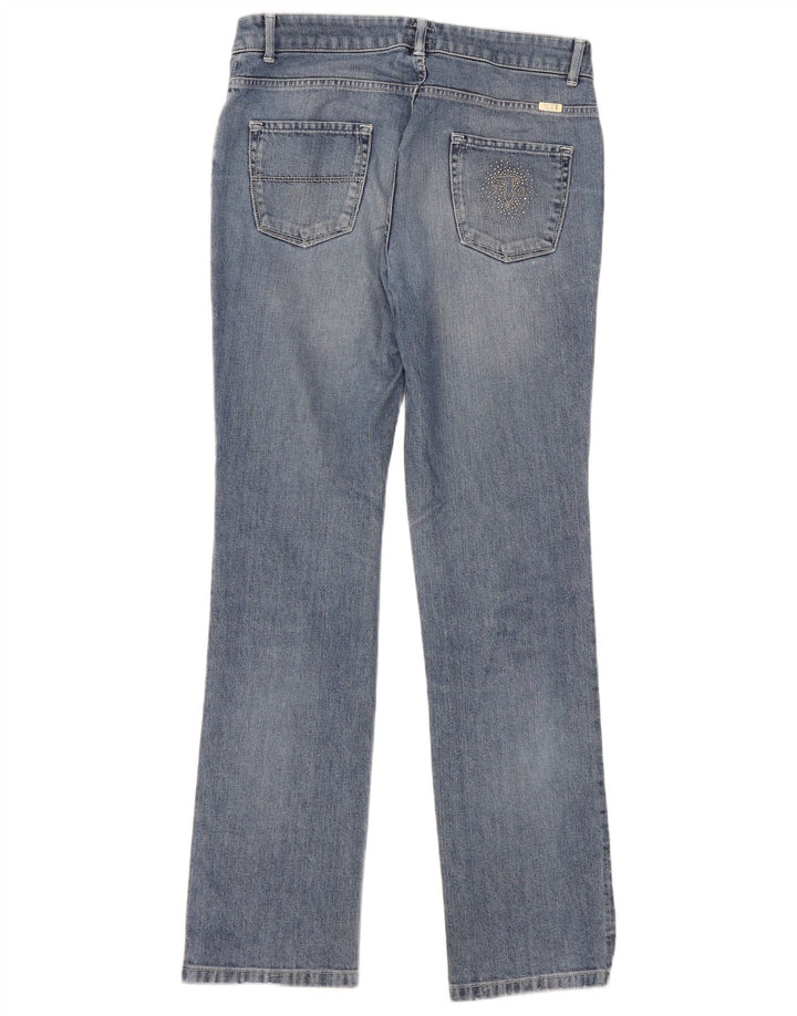 Trussardi Femme Jean Droit W29 L33 Bleu Coton