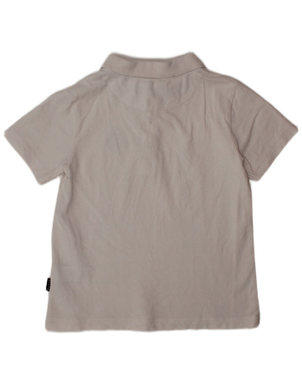 TED BAKER Boys Polo Shirt 4-5 Years White Cotton