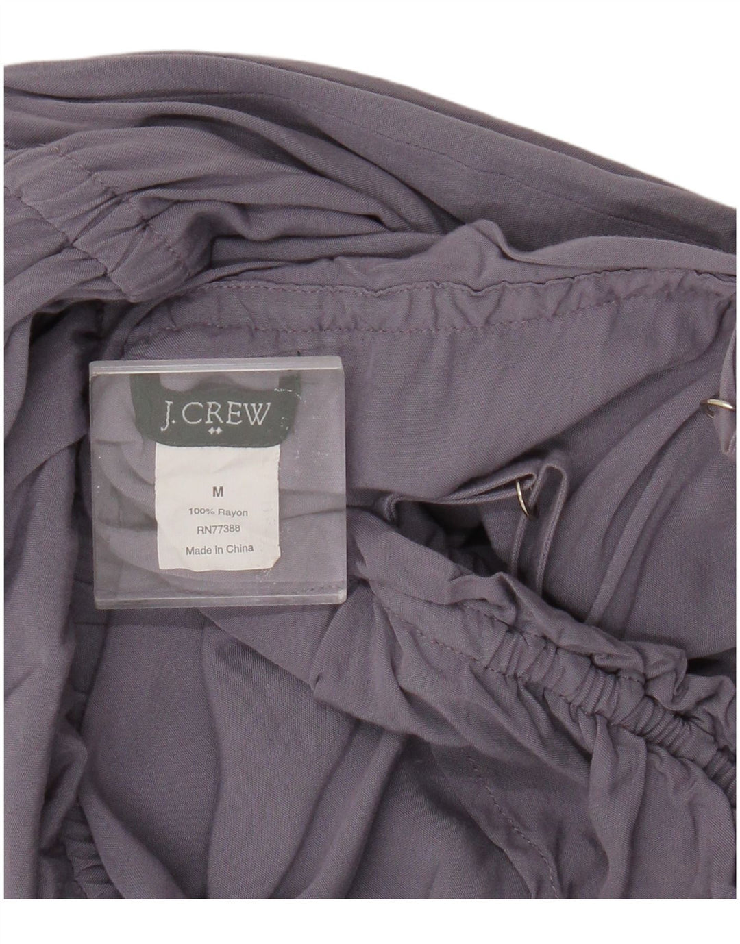 J. Crew Robe d'été pour femme UK 12 Rayonne violette moyenne