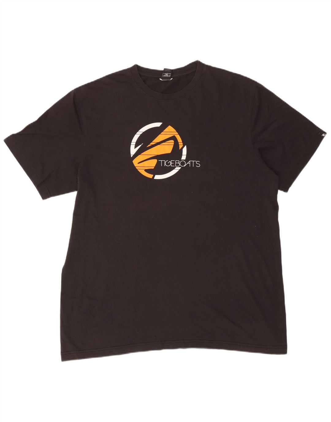 Rip Curl T-Shirt Graphique Homme Top XL Noir Coton