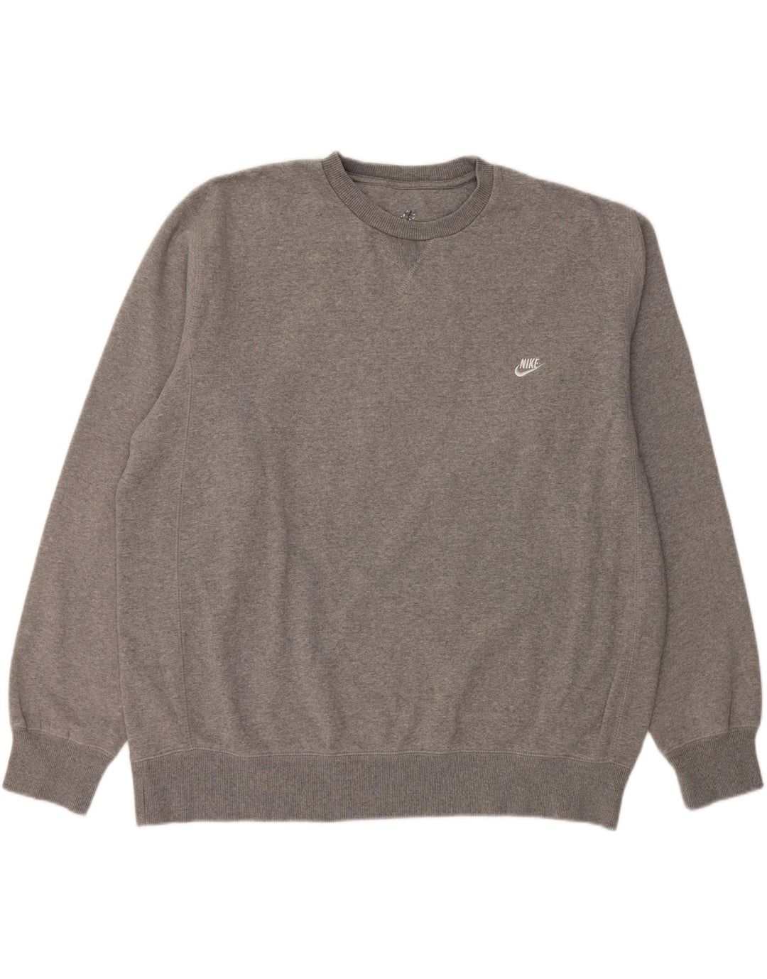 Nike Sweat-shirt pour homme en coton gris 2XL