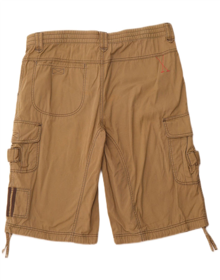 ADIDAS Short cargo pour hommes grand W36 coton kaki