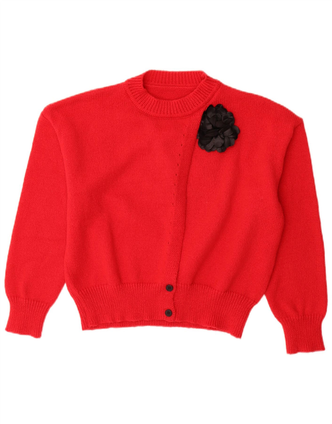 Shein Pull Femme UK 14 Rouge Moyen Polyester
