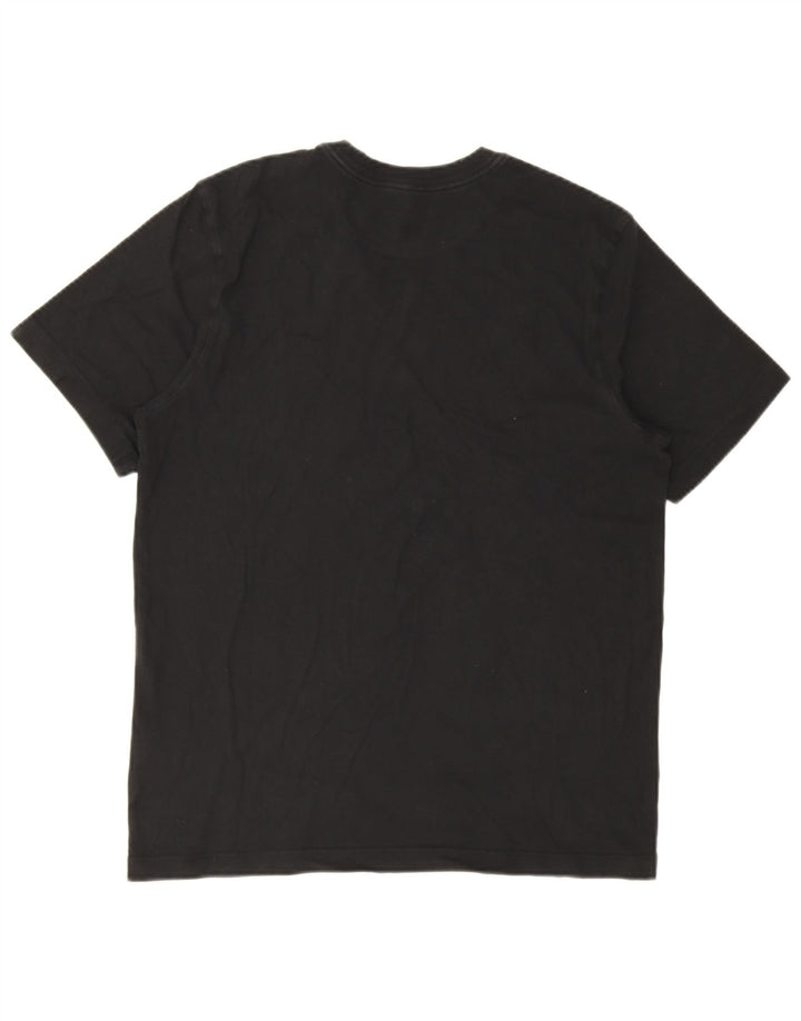 Nike T-shirt graphique pour homme en coton noir moyen
