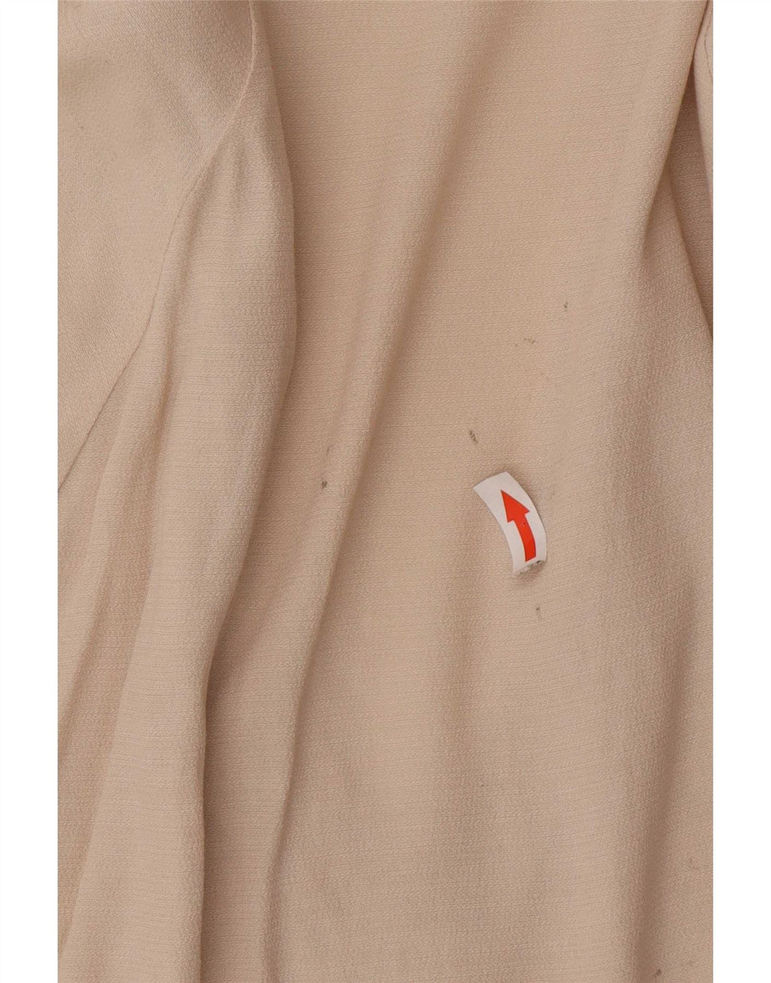 Zara Femme Tunique Oversize UK 10 Petit Beige Polyester