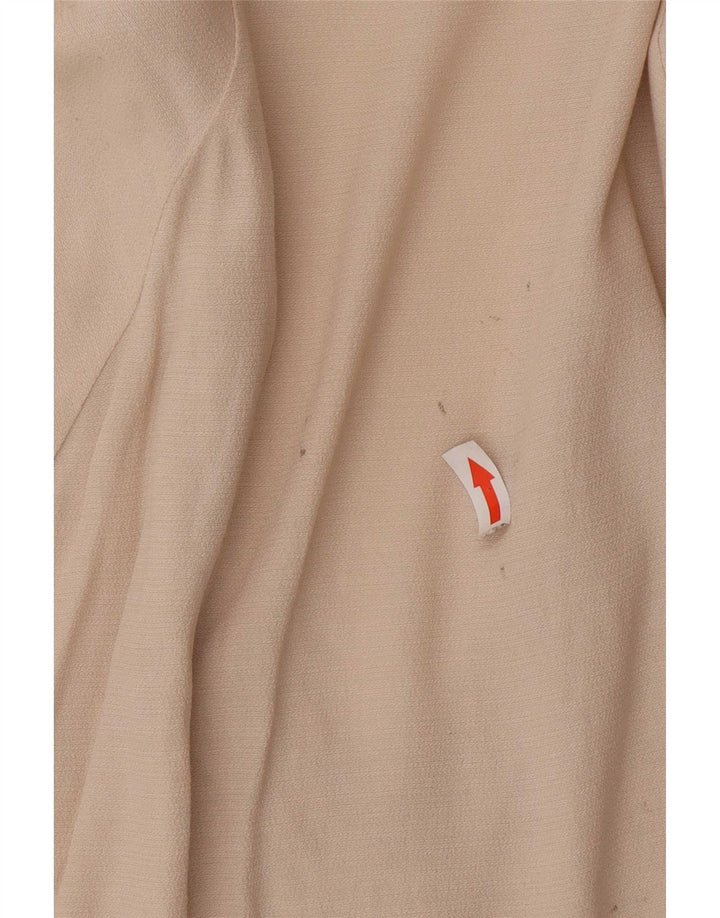 Zara Femme Tunique Oversize UK 10 Petit Beige Polyester