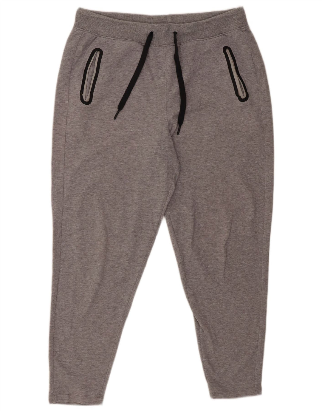 Marks & Spencer Pantalon de survêtement court pour femme UK 12 Gris moyen Coton