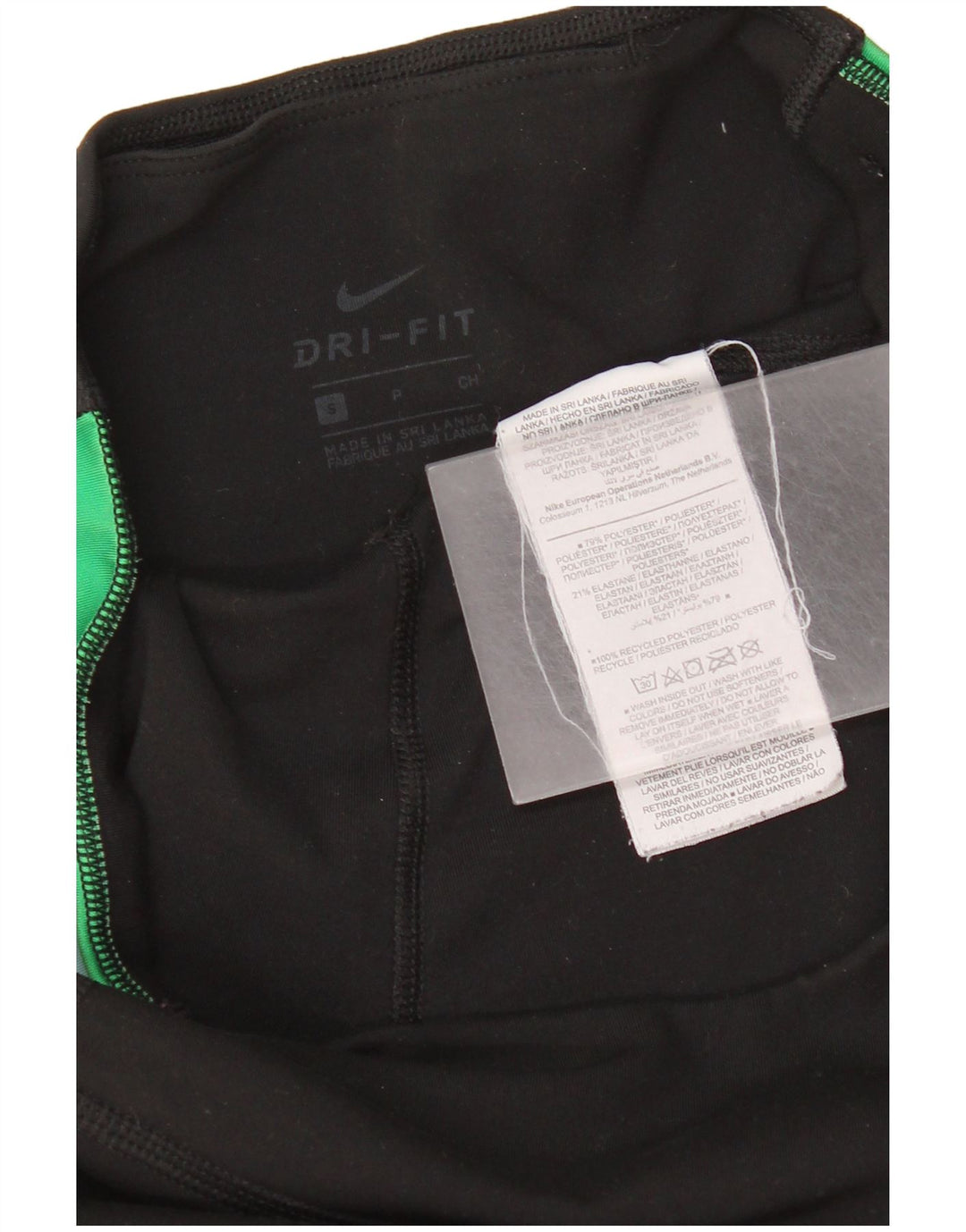 Nike Legging Dri Fit Graphic pour femme en polyester à rayures noires Taille S