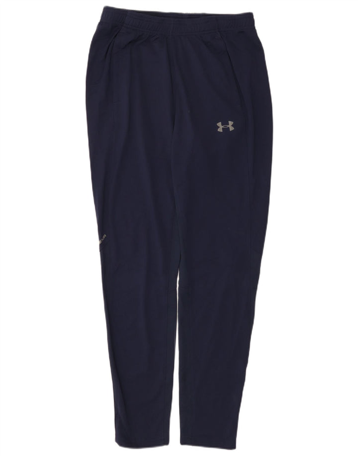 Under Armour Pantalon de Survêtement Fitted Homme Bleu Marine Moyen Polyester