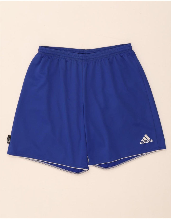 Adidas Short de sport pour homme Large Bleu Polyester