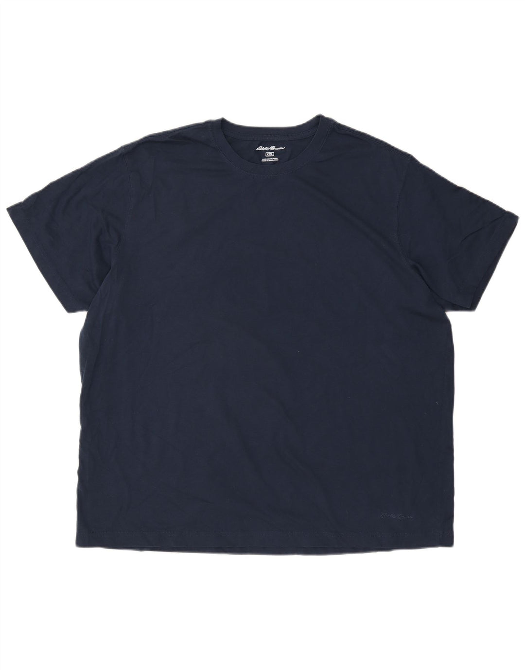 EDDIE BAUER T-Shirt Homme Top 2XL Bleu Marine Coton
