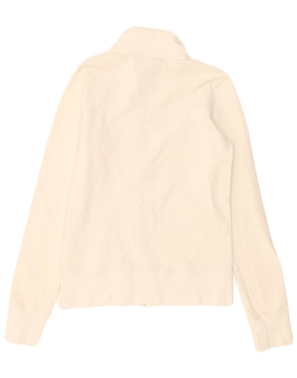 Calvin Klein Jeans Veste de survêtement pour femme UK 12 Medium Off White