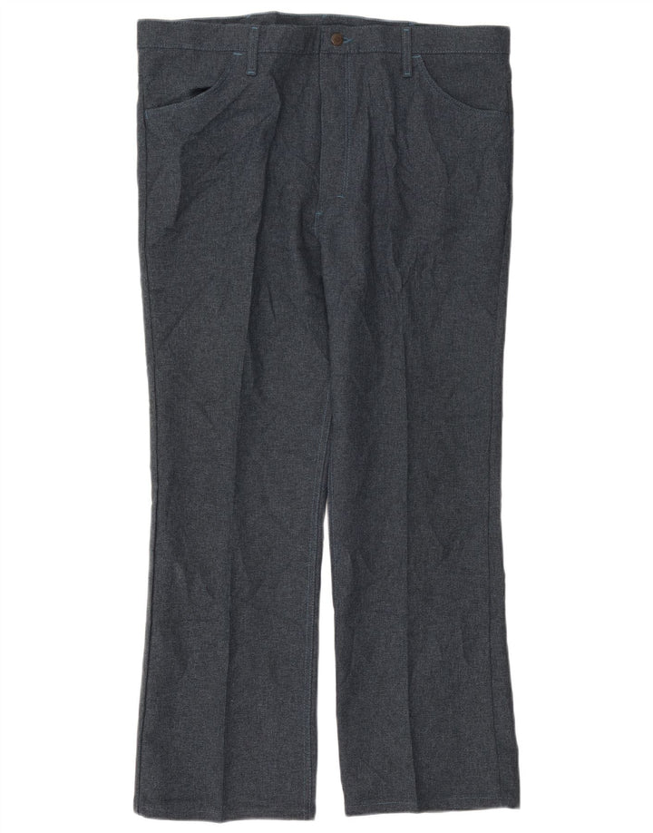 Wrangler Pantalon de Costume Droit Homme W42 L30 Bleu Marine Polyester