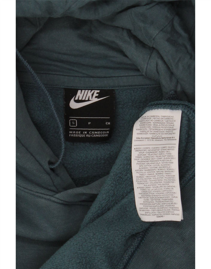 Nike Pull à capuche pour homme en coton vert Taille S