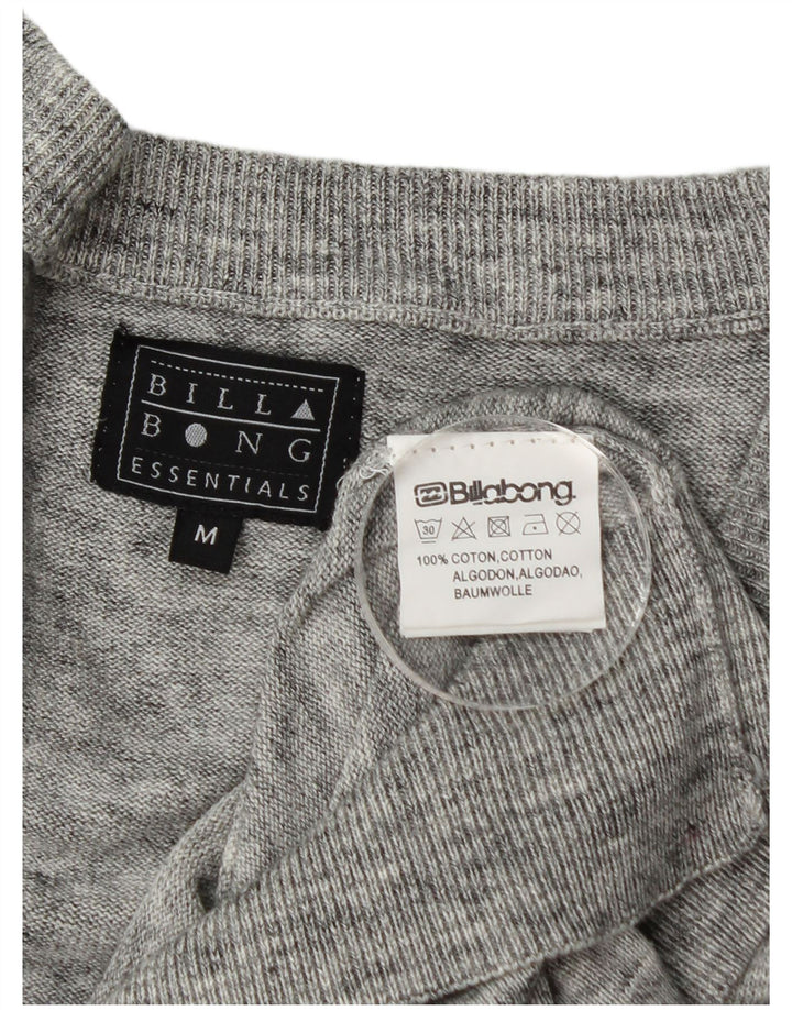 Billabong Pull Cardigan Homme Gris Moyen Moucheté Coton
