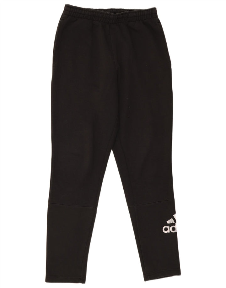 Adidas Pantalon de survêtement graphique pour homme en coton noir moyen