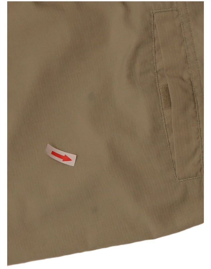 Adidas Pantalon Capri de Randonnée Homme W32 L20 Kaki Polyamide