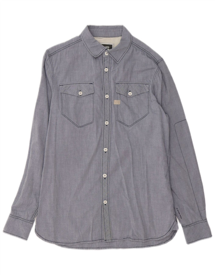 G-STAR Chemise Homme Bleu Moyen Coton