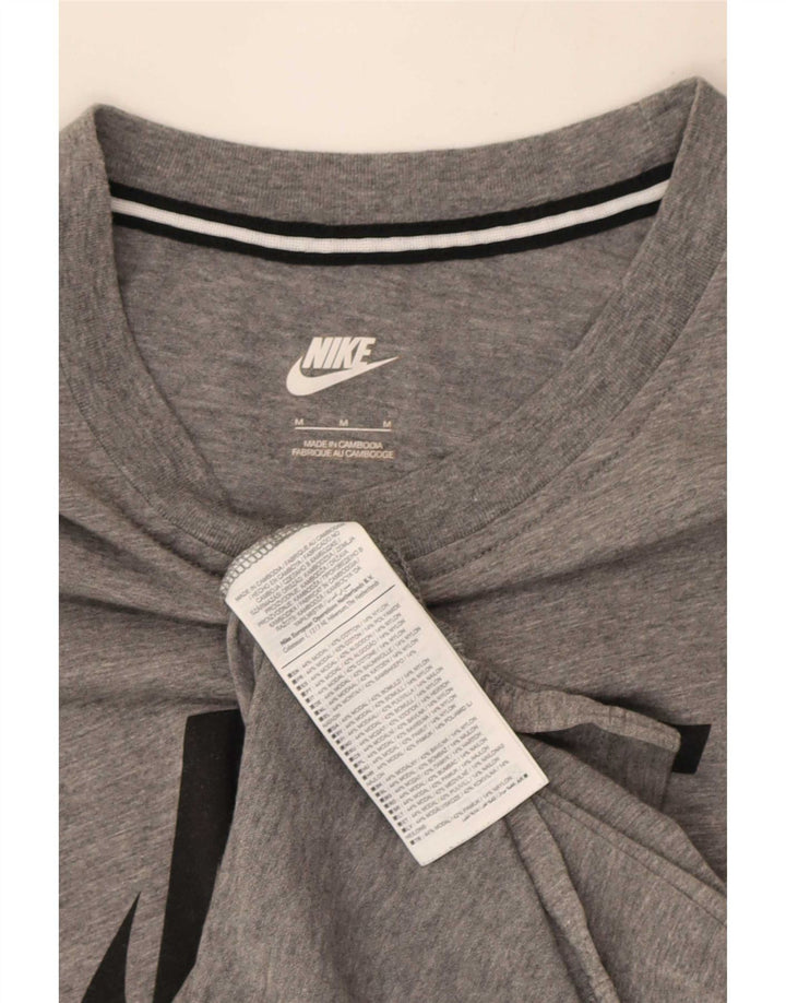 Nike Homme Débardeur Graphique Gris Moyen Moucheté Coton