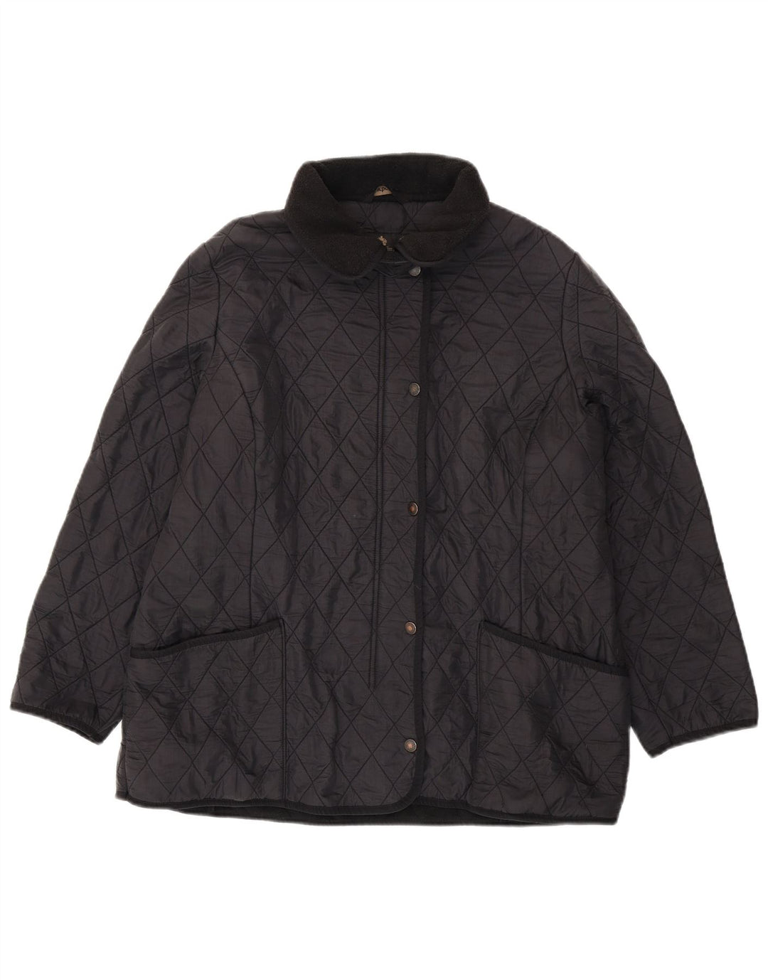 BARBOUR Veste matelassée pour femme UK 20 2XL Noir Polyamide