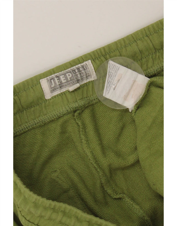 Jeep Short de Sport Graphique Homme Vert Moyen Coton