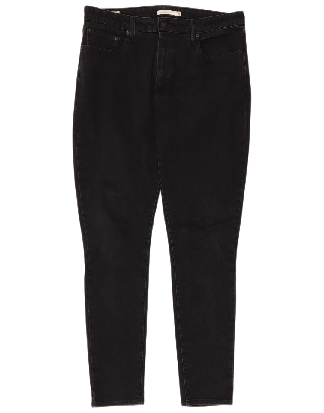 LEVI'S Jean skinny taille haute 721 femme W33 L32 coton noir