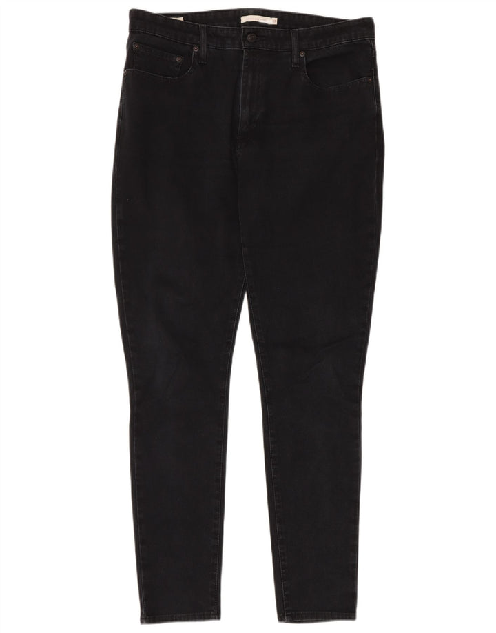 LEVI'S Jean skinny taille haute 721 femme W33 L32 coton noir